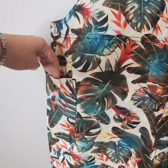 Kavu M Quick Dry Jumpsuit in Palm Leaf Print - Picture 6 of 9